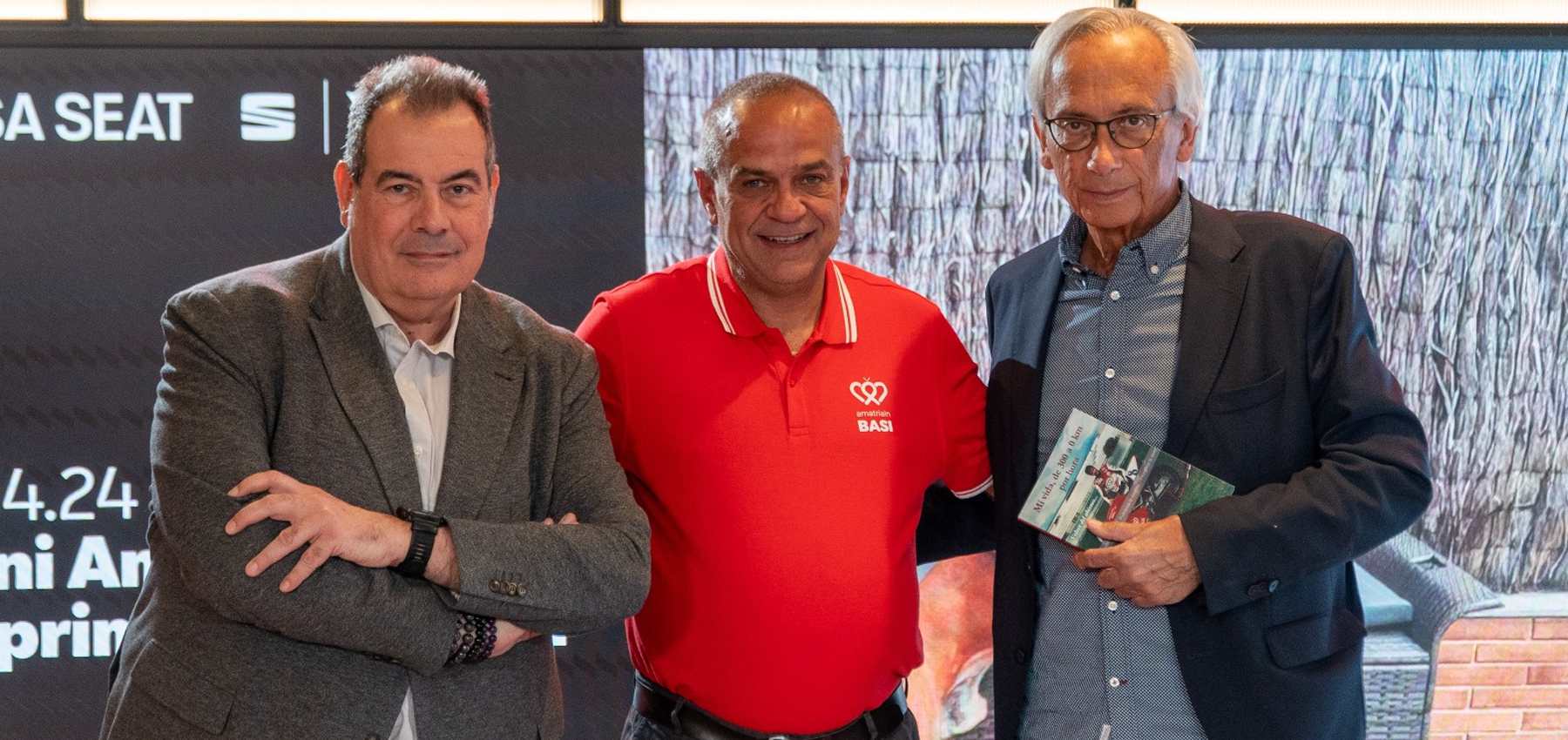 Former pilot Dani Amatriaín presents his autobiographical book where he reveals his fight against certain addictions and HIV