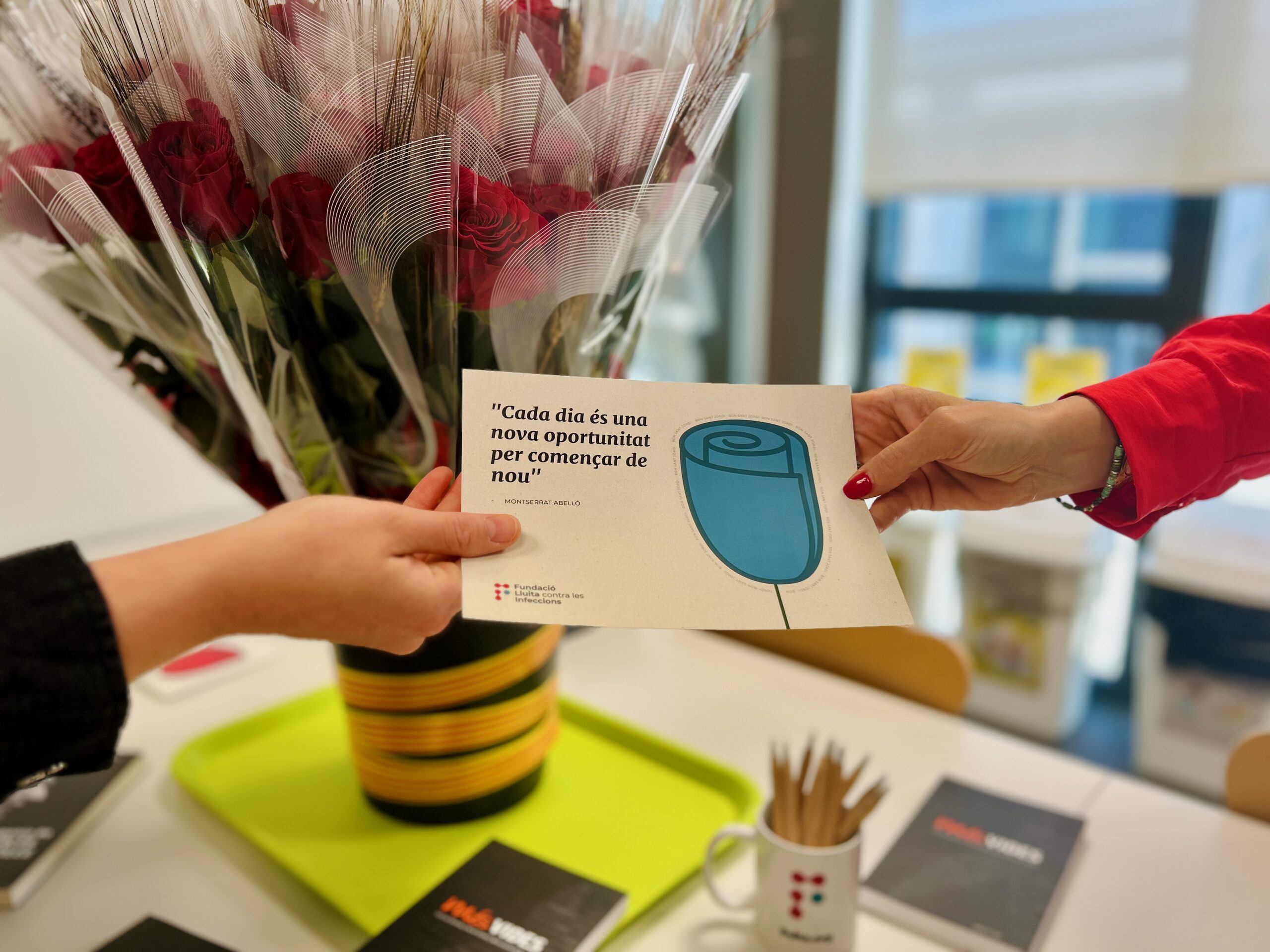 More than 120 people have participated in our Sant Jordi initiative